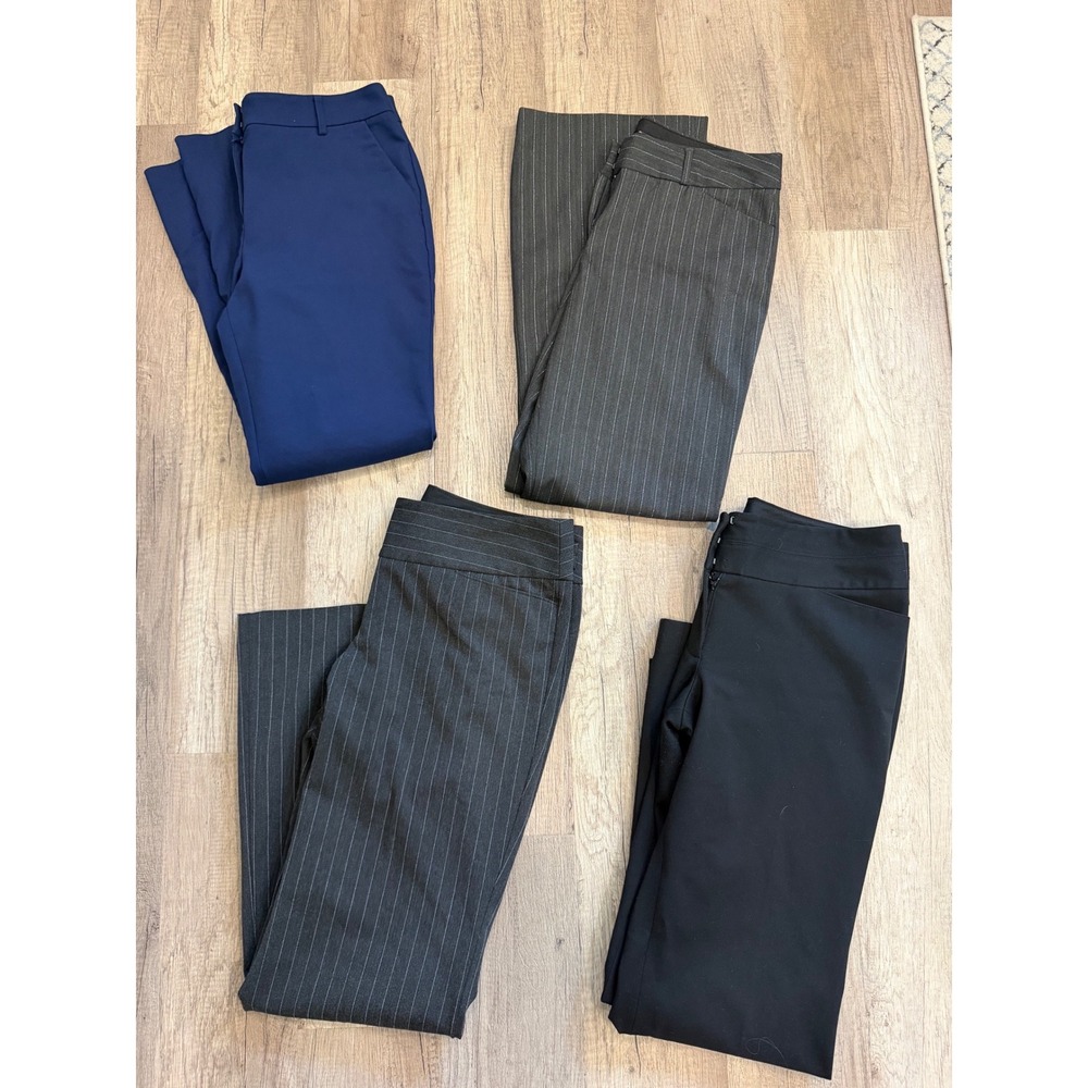 Express Career Pants Lot Women Size 10 Black Blue Grey Editor Columnist Office